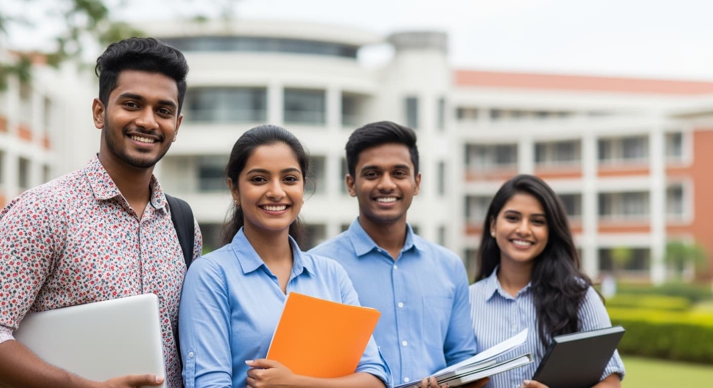 University students collaborating